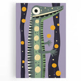 Kids Room Art Prints – Playful Alligator Illustration for Nursery