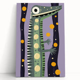Kids Room Art Prints – Playful Alligator Illustration for Nursery