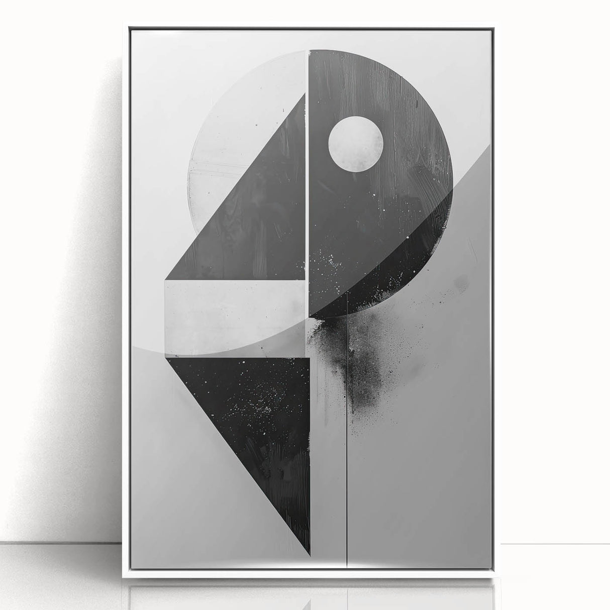 Framed Dining Room Prints – Black & White Geometric Wall Art