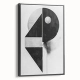 Framed Dining Room Prints – Black & White Geometric Wall Art