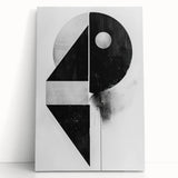 Framed Dining Room Prints – Black & White Geometric Wall Art