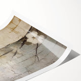 Textured Floral Living Room Wall Art - Modern Canvas & Framed Print