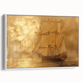 Framed abstract landscape wall art featuring soft pastel colors and textured brush strokes, displayed in a modern white frame, ideal for contemporary home decor.