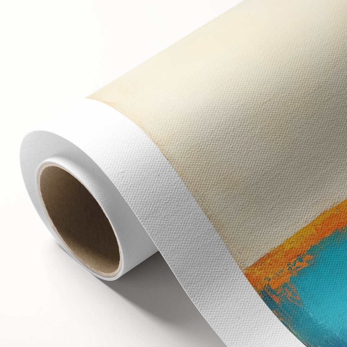 Colorful Abstract Wall Art – Coastal Horizon in Bold Texture