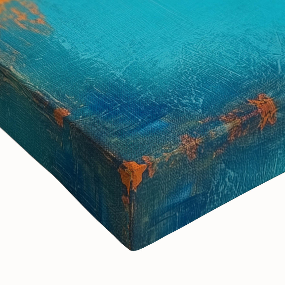 Colorful Abstract Wall Art – Coastal Horizon in Bold Texture