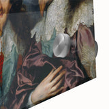 Baroque Art - Triple Portrait of Regal Elegance