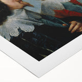 Baroque Art - Triple Portrait of Regal Elegance