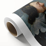 Baroque Art - Triple Portrait of Regal Elegance