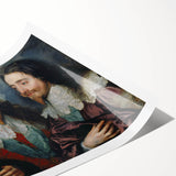 Baroque Art - Triple Portrait of Regal Elegance