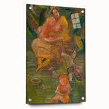 Expressionism Wall Art - Mother with Children in Nature Scene