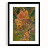 Expressionism Wall Art - Mother with Children in Nature Scene