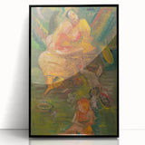 Expressionism Wall Art - Mother with Children in Nature Scene