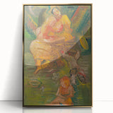 Expressionism Wall Art - Mother with Children in Nature Scene