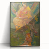 Expressionism Wall Art - Mother with Children in Nature Scene