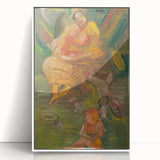 Expressionism Wall Art - Mother with Children in Nature Scene