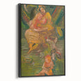 Expressionism Wall Art - Mother with Children in Nature Scene