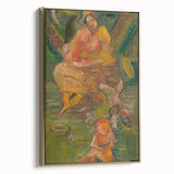 Expressionism Wall Art - Mother with Children in Nature Scene