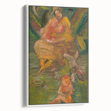 Expressionism Wall Art - Mother with Children in Nature Scene