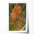 Expressionism Wall Art - Mother with Children in Nature Scene