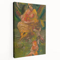 Expressionism Wall Art - Mother with Children in Nature Scene