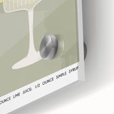 Large abstract wall art in mid-century modernist style with vibrant color splashes on acrylic glass.