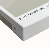 Large art of a black and white landscape painting on stretched canvas, ideal for bedroom wall decor.