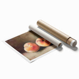Extra large rolled print featuring a variety of fruits in vibrant colors.