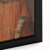 Impressionist Portrait Art - Girl in Red - Degas’s Classic Print