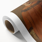 Impressionist Portrait Art - Girl in Red - Degas’s Classic Print