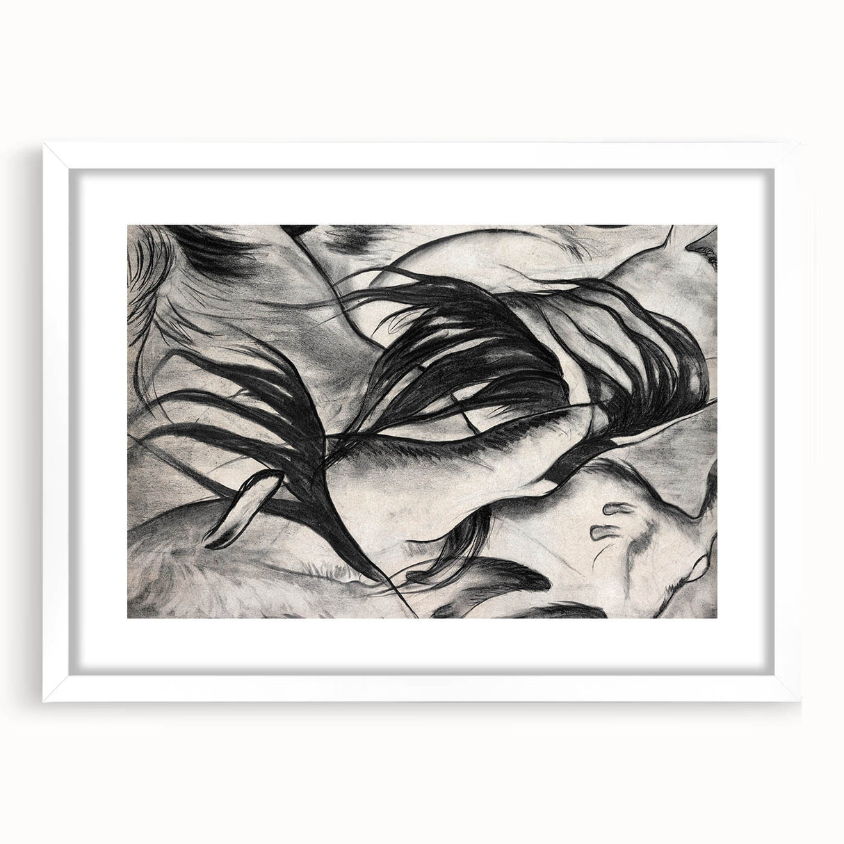 Abstract Animal Forms - Expressive Modern Wall Art in Monochrome