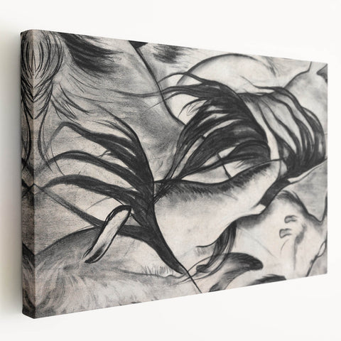 Abstract Animal Forms - Expressive Modern Wall Art in Monochrome