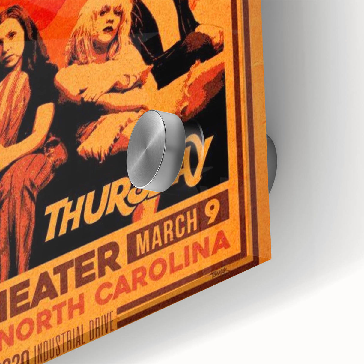 Hole Retro Wall Art – Vintage Live Through This Tour 1995 Print