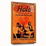 Hole Retro Wall Art – Vintage Live Through This Tour 1995 Print