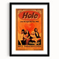 Hole Retro Wall Art – Vintage Live Through This Tour 1995 Print