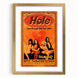 Hole Retro Wall Art – Vintage Live Through This Tour 1995 Print
