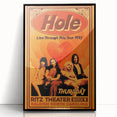Hole Retro Wall Art – Vintage Live Through This Tour 1995 Print