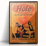 Hole Retro Wall Art – Vintage Live Through This Tour 1995 Print