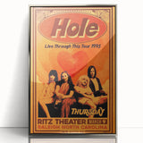 Hole Retro Wall Art – Vintage Live Through This Tour 1995 Print