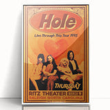 Hole Retro Wall Art – Vintage Live Through This Tour 1995 Print