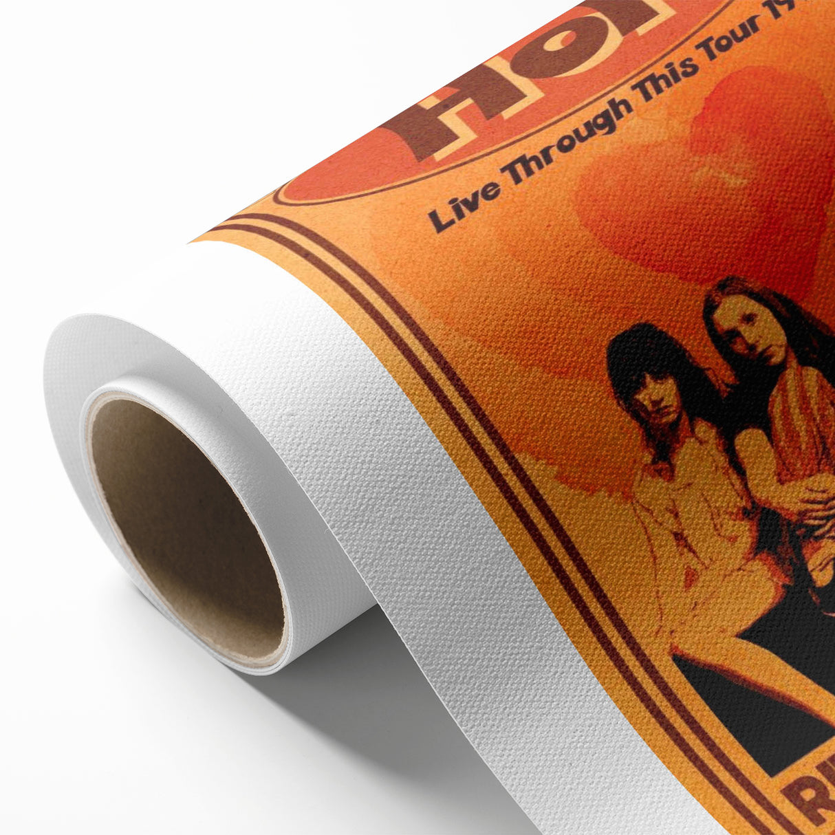 Hole Retro Wall Art – Vintage Live Through This Tour 1995 Print