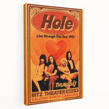 Hole Retro Wall Art – Vintage Live Through This Tour 1995 Print