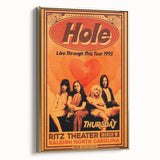 Hole Retro Wall Art – Vintage Live Through This Tour 1995 Print