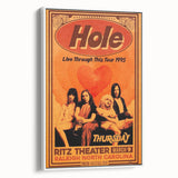 Hole Retro Wall Art – Vintage Live Through This Tour 1995 Print