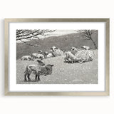 Realism Art Prints - Spring Lamb by Winslow Homer Pastoral Landscape Art