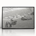 Realism Art Prints - Spring Lamb by Winslow Homer Pastoral Landscape Art