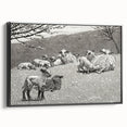 Realism Art Prints - Spring Lamb by Winslow Homer Pastoral Landscape Art