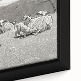 Realism Art Prints - Spring Lamb by Winslow Homer Pastoral Landscape Art
