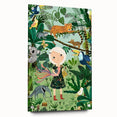 Children’s Wall Decor – Jungle Adventure Illustration for Kids