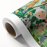 Children’s Wall Decor – Jungle Adventure Illustration for Kids