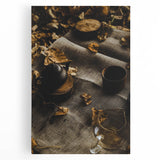 Large black and white abstract canvas featuring swirling patterns, ideal for kitchen wall art.